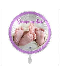 PALLONCINO DF MYLAR 18" SIAMO IN 2 FEMMINUCCE