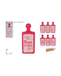 TAGLIERE BASE SUGHERO 12x30 FESTA DELLA MAMMA