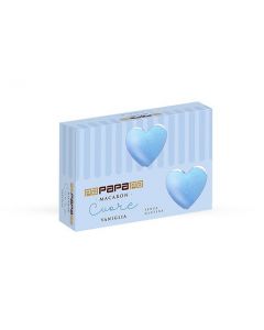 MACARON AZZURRO VANIGLIA 6PZ