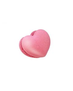 MACARON FRAGOLA A CUORE ROSA  6PZ