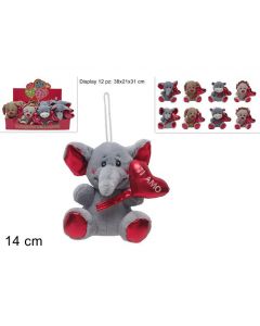 PELUCHE ANIMALETTI CM14  LV