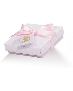 SCATOLINA FONDO E COPERCHIO ROSA 9x3cm 20pz