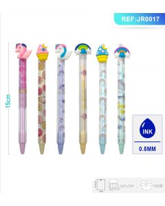 PENNA CANCELLABILE A TEMA UNICORNO JR0017