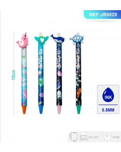 PENNA CANCELLABILE A TEMA ANIMALI MARINI JR0020