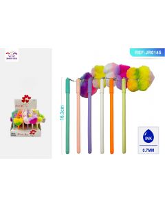 PENNA CON PELUCHE COLORI ASSORTITI JR0145