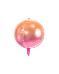 PALLONCINO MYLAR ORBZ SFUMATO ROSA/ARANCIO