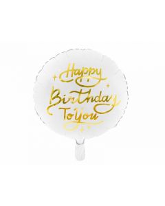 PALLONCINO MYLAR HAPPY BIRTHDAY TO YOU