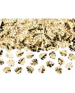 CONFETTI CORIANDOLI USO DECORATIVO FOGLIE ORO