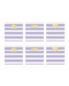 SACCHETTI IN CARTA LILLA PZ.6