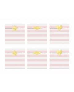 SACCHETTI IN CARTA ROSA PZ.6