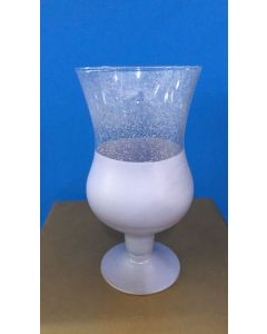 VASO IN VETRO LILLA D.11,5CM H 20CM