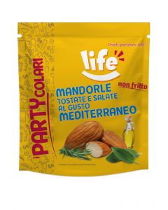 MANDORLE TOSTATE E SALATE AL GUSTO MEDITERRANEO 125GR