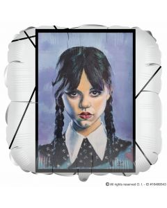 PALLONCNO MYLAR 18" RITRATTO MERCOLEDI' ADDAMS