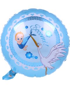 PALLONCINO MYLAR ECCOMI CELESTE