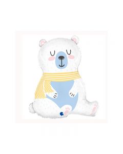 PALLONCINO MYLAR SUPERSHAPE ORSO POLARE