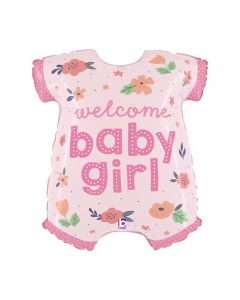 PALLONCINO 31" SUPER SHAPE TUTINA ROSA "Baby Girl Onesie"