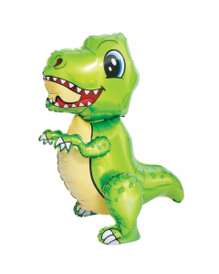 PALLONCINO 35" SUPER SHAPE 4D DINOSAURO "Green T-Rex