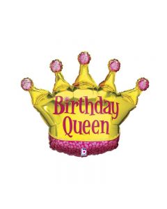 PALLONCINO  36" SUPER SHAPE CORONA "Birthday Queen"