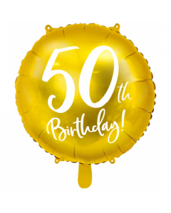 FOIL BALLONS 50 ORO 18inch 