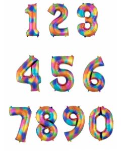 NUMERI MYLAR RAINBOW DA 1MT