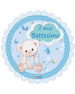 PALLONCINO MYLAR IL MIO BATTESIMO CELESTE