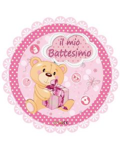 PALLONCINO MYLAR IL MIO BATTESIMO ROSA