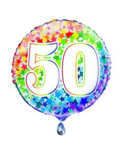 MYLAR 50 MULTICOLOR 18inch.