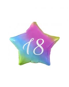 FOIL STELLA MULTICOLOR 18 ANNI 