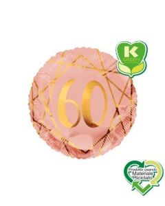 FOIL 60 ANNI ROSA E ORO 