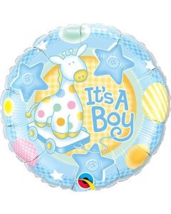 PALLONCINO MYLAR PONY IT`S A BOY 