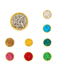 BASTONCINI RODS SPRINKLES COLORATI 80GR