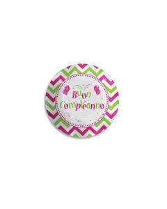 PALLONCINO MYLAR TONDO BUON COMPLEANNO