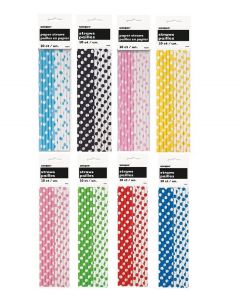 CANNUCCE IN CARTA POIS COLORATE PZ.10