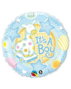 PALLONCINO MYLAR TONDO IT'S A BOY
