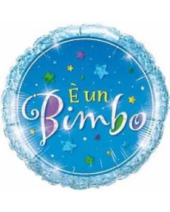 PALLONCINO MYLAR TONDO E' UN BIMBO