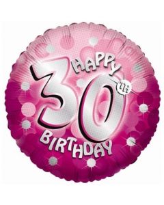 PALLONCINO MYLAR HAPPY 30TH BIRTHDAY