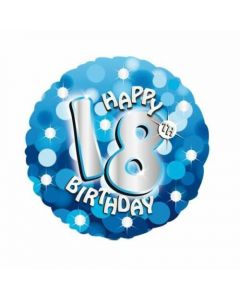 PALLONCINO MYLAR HAPPY 18TH BIRTHDAY