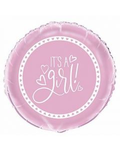 PALLONCINO MYLAR IT'S A GIRL