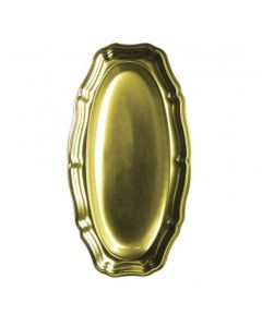 VASSOIO BUFFET OVALE ORO PZ.5