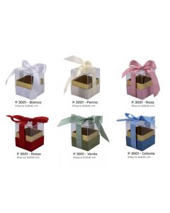 SCATOLINA PLEX IN VELLUTO 6x6x6CM