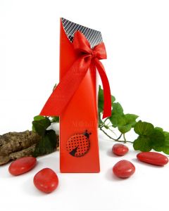 SCATOLINA COCCINELLA FORTUNA 3,5x5x12cm 20pz