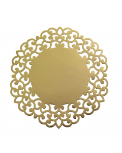 SOTTOPIATTI ORO SATIN LINEA BAROQUE PZ.4