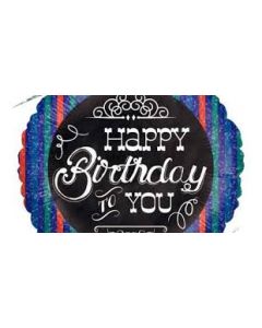 FOIL COMPLEANNO VIOLA 18"