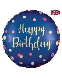 FOIL COMPLEANNO BLU 18"