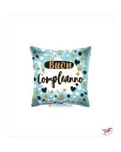 FOIL BUON COMPLEANNO CELESTE 18"