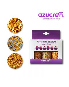 SET SPRINKLES MIX ORO 4MM 80GR