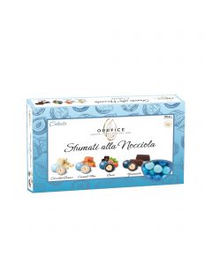 CONFETTI OREFICE SFUMATI ALLA NOCCIOLA CELESTE 1KG