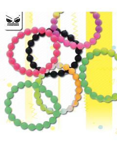 BRACCIALETTO PERLE IN SILICONE PZ.1