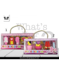 SET 4 GOMMINE DA CANCELLARE FASHION