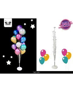 SUPPORTO IN PLASTICA 19 PALLONCINI DA 160 CM 